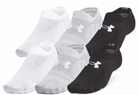 10-14 (6 PAIRES) socquettes invisibles (ultra low) - 
                    Noir/Gris/Blanc
                    