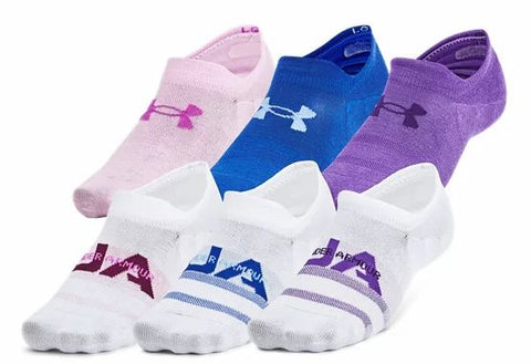 14+ (6 PAIRES) socquettes invisibles (ultra low) - 
                    Blanc/Rose/Bleu/Violet
                    