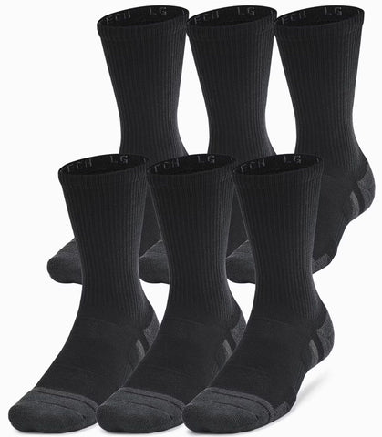 13-16 (6 PAIRES) Performance Tech 6-Pack (Mi-mollet) - 
                    Noir
                    