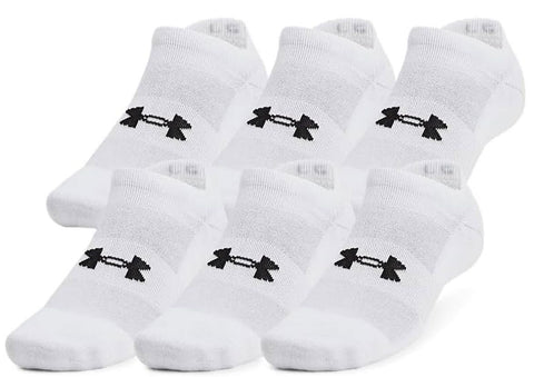 13-16 (6 PAIRES) Training Cotton (no show) invisibles - 
                    Blanc
                    