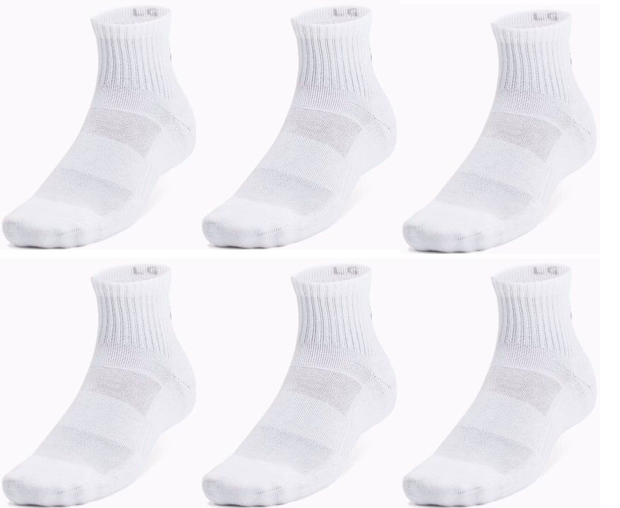 13-16 (6 PAIRES) chaussettes sports 1/4 (Quarter)
