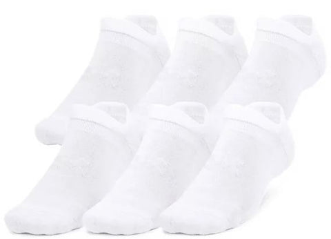 10-14 (6 PAIRES) Essential Cushion 6-Pack No Show - 
                    Blanc
                    