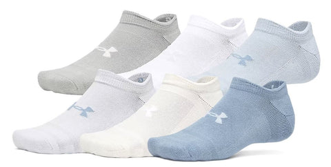13-16 (6 PAIRES) Essential Cushion 6-Pack No Show - 
                    Multi
                    