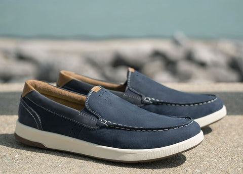 CROSSOVER MOC TOE SLIP ON-Large - 
                    Marine
                    