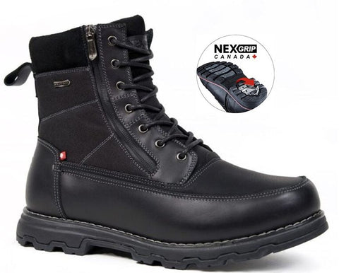 (Hiver) ICE CALEB Botte à crampon rétractable-imperméable-Medium - 
                    Noir
                    