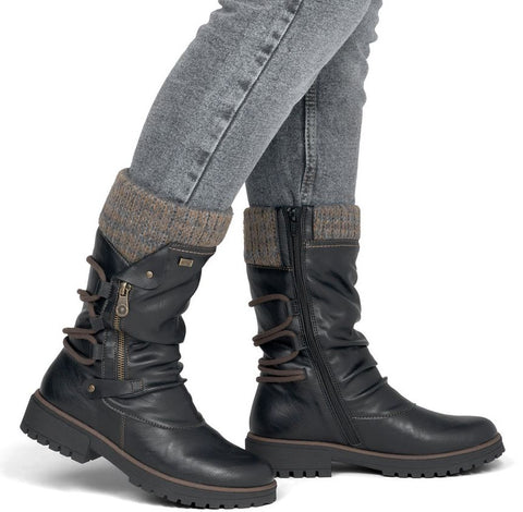 (Hiver) D3W72-03 imperméable-Large - 
                    Noir
                    