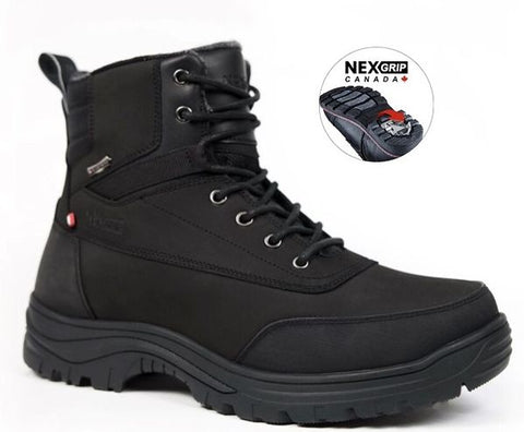 (Hiver) ICE MAVERICK Botte à crampon rétractable-imperméable-Medium - 
                    Noir
                    