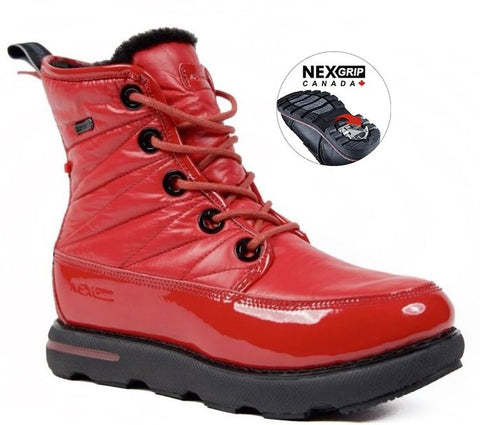 (Hiver) ICE MISA 3 Botte à crampon rétractable-imperméable-Medium - 
                    Rouge
                    