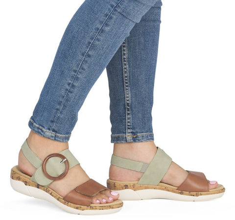 R6853-24-Medium - 
                    Marron/Sauge
                    