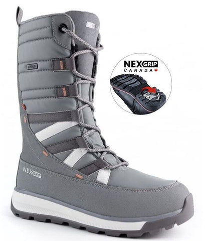 (Hiver) ICE SIMONE Botte à crampon rétractable-imperméable-Medium - 
                    Gris
                    