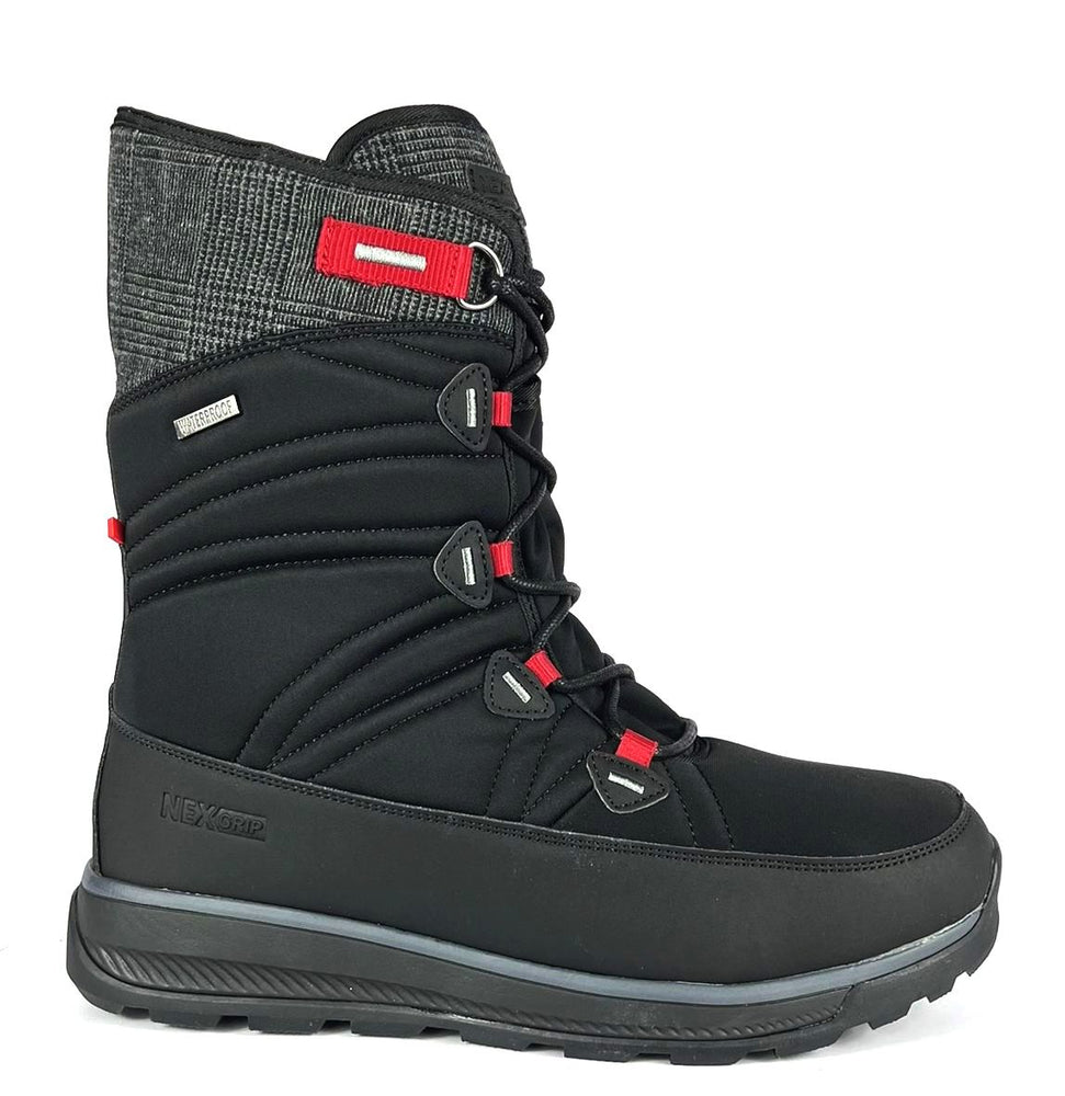 (Hiver) ICE WONDER HI Botte à crampon rétractable-imperméable-Extra large (2E)