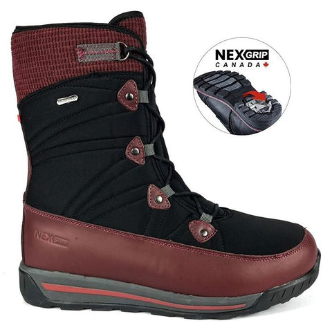 (Hiver) ICE WONDER HI Botte à crampon rétractable-imperméable-Medium - 
                    Bourgogne
                    