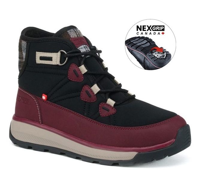 (Hiver) ICE WONDER MID Botte à crampon rétractable-imperméable-Extra large (2E)