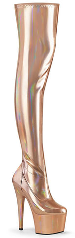 ADORE-3000  Talon 7" (17.8cm) Plateforme: 2 3/4" (7cm) - 
                    Rose gold
                    