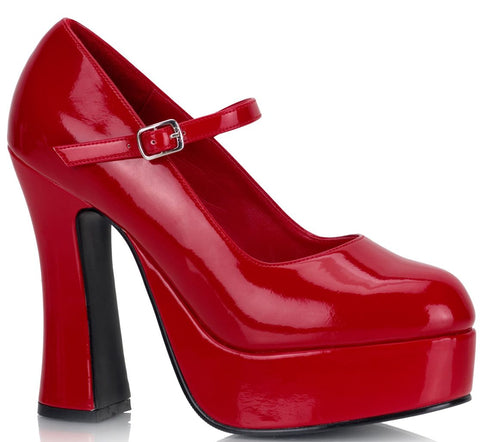 DOLLY-50 Talon 5" (12.7m) Plateforme 1 3/8" (3.5cm) - 
                    Rouge
                    