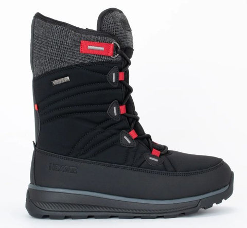 (Hiver) ICE WONDER HI Botte à crampon rétractable-imperméable-Extra large (2E) - 
                    Noir
                    